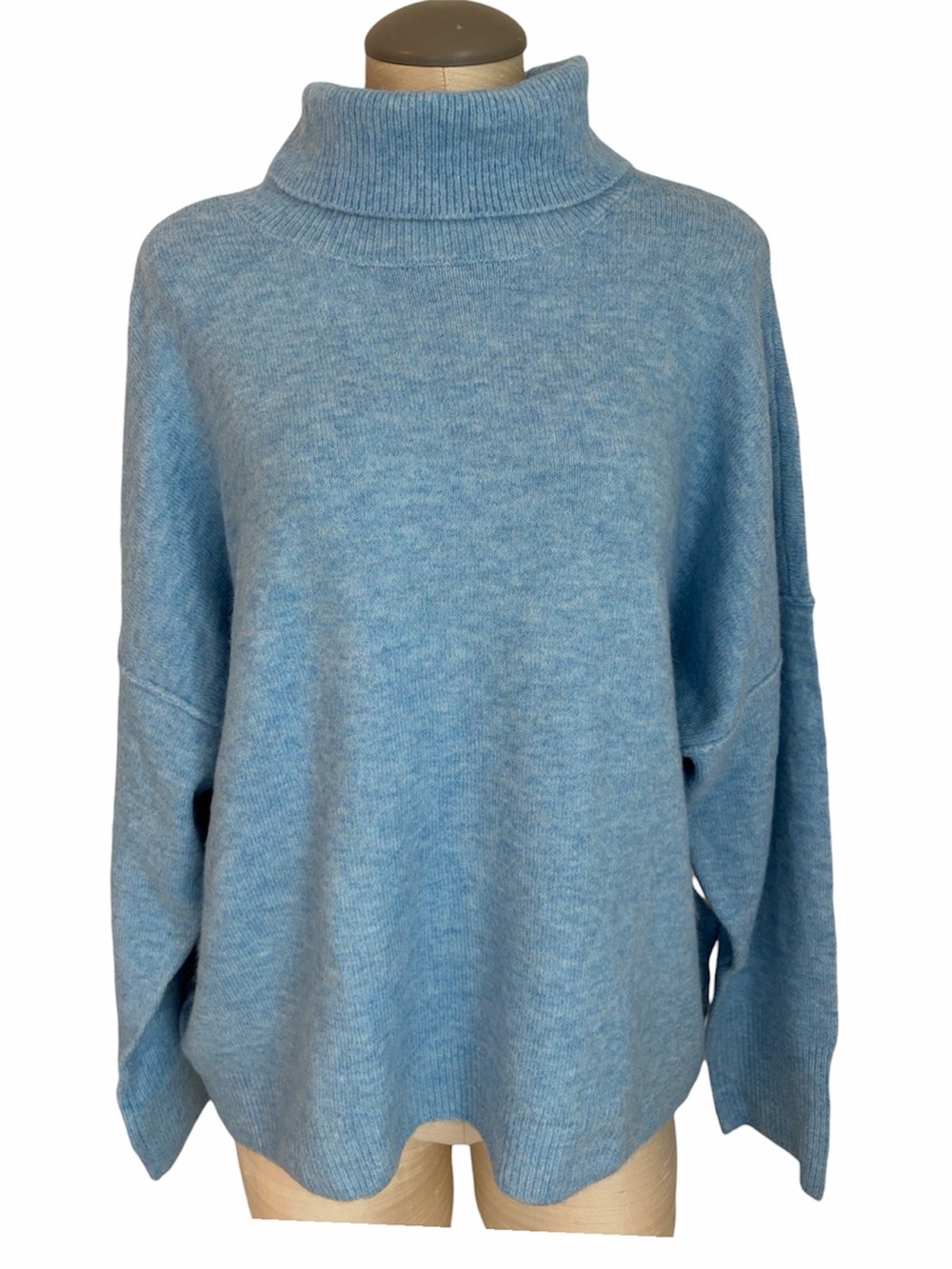 Vince Camuto Blue Heather Women’s Turtleneck Sweater NWT Size XXL